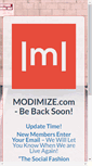 Mobile Screenshot of modimize.com